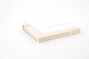 Polished Clear Box with Beveled corner