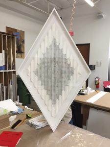 Aluminum Diamond Shaped Frame