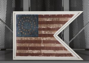 Custom Aluminum Frame with American Flag