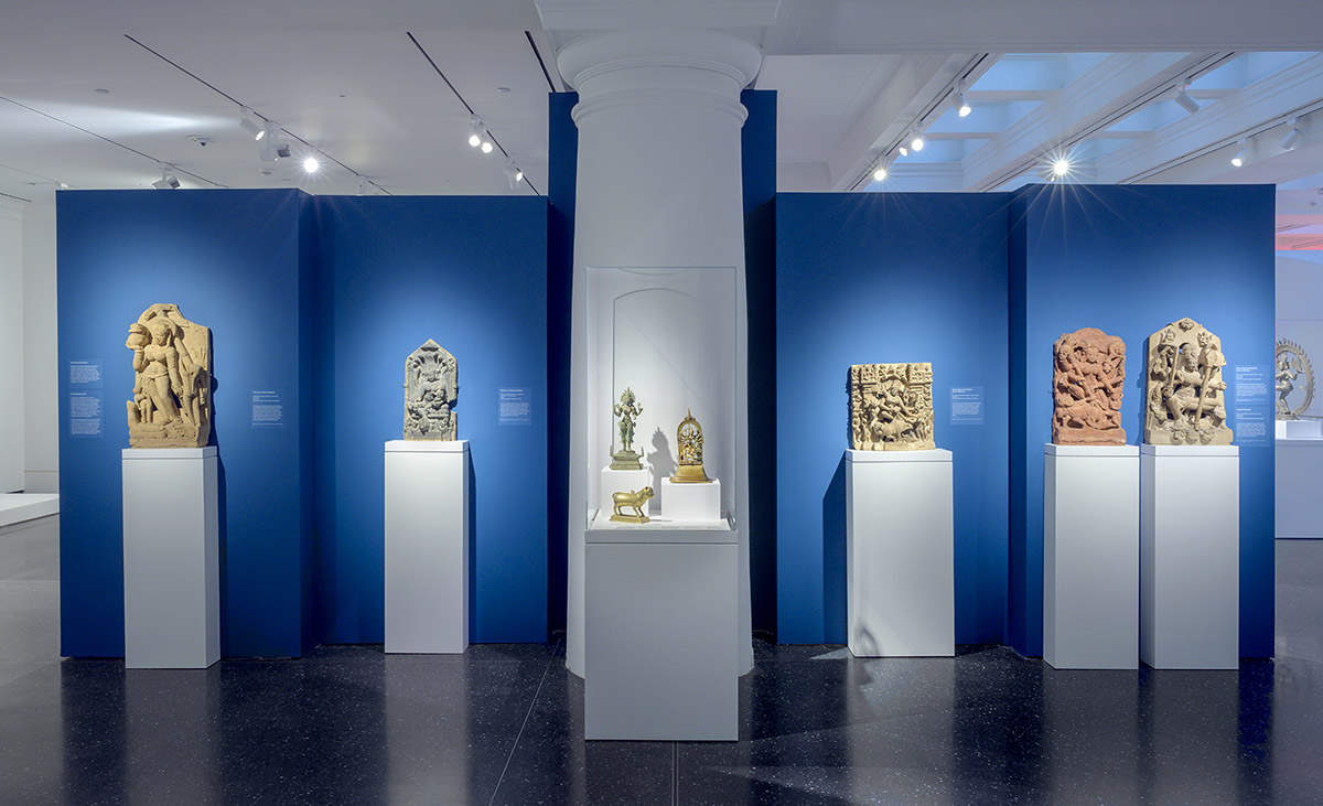 Installation view, Arts of Asia and the Islamic World, 2022. Brooklyn Museum.