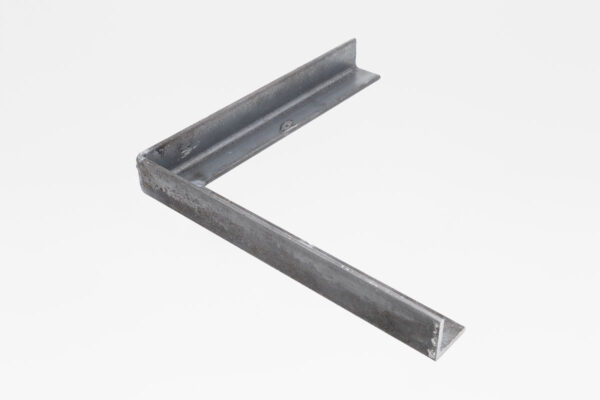 SmallCorp WS1F welded steel floater frame corner sample.