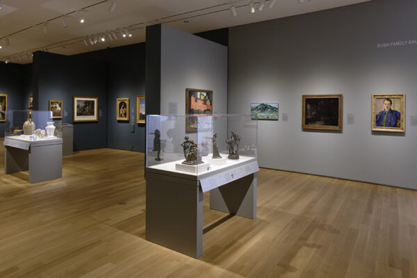 SmallCorp Table cases at Hood Museum of Art, Dartmouth, Photo by Jeffrey Nintzel