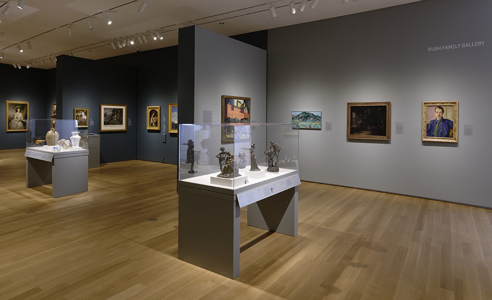 SmallCorp Table cases at Hood Museum of Art, Dartmouth, Photo by Jeffrey Nintzel