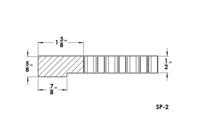 CAD drawing of SmallCorp SP-2 panel