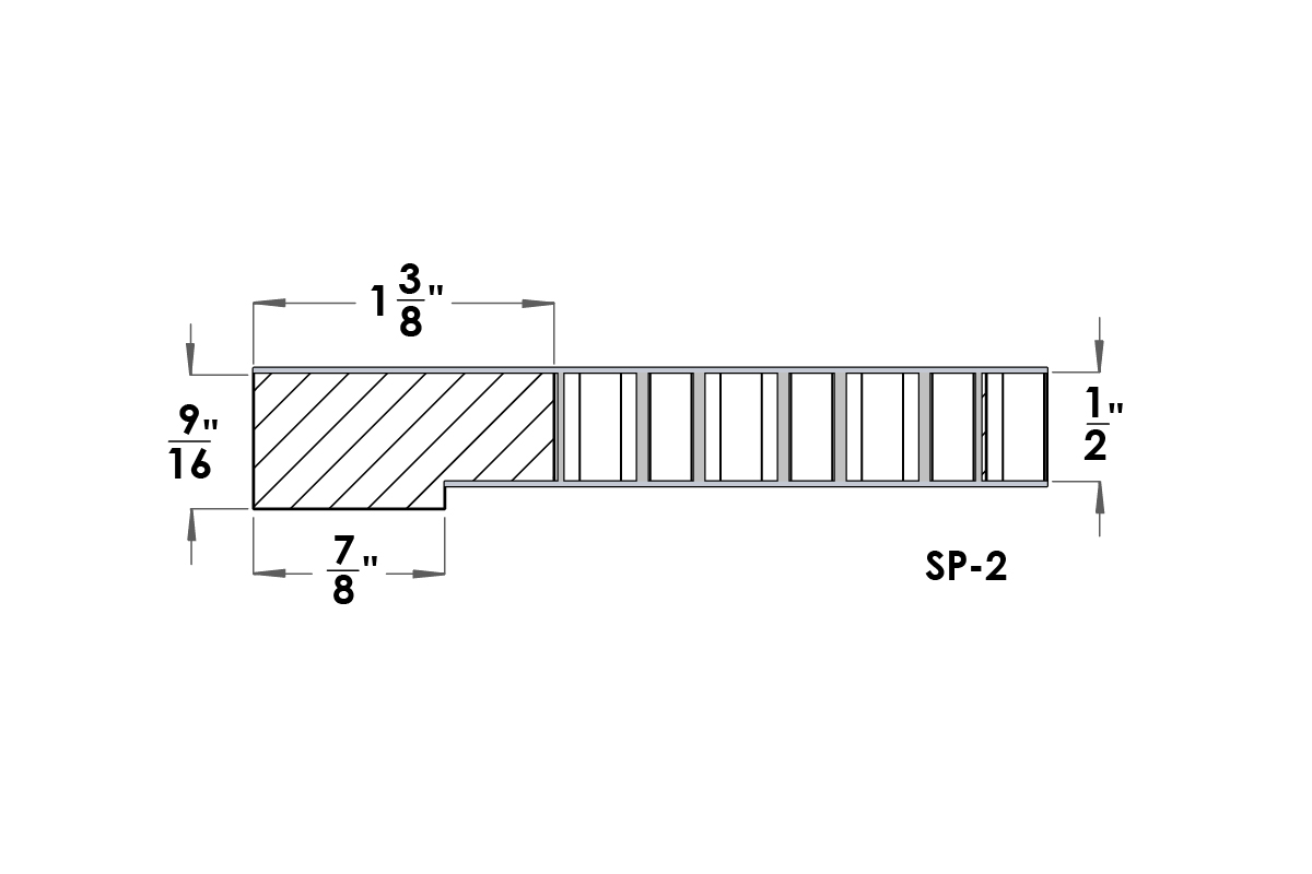 CAD drawing of SmallCorp SP-2 panel