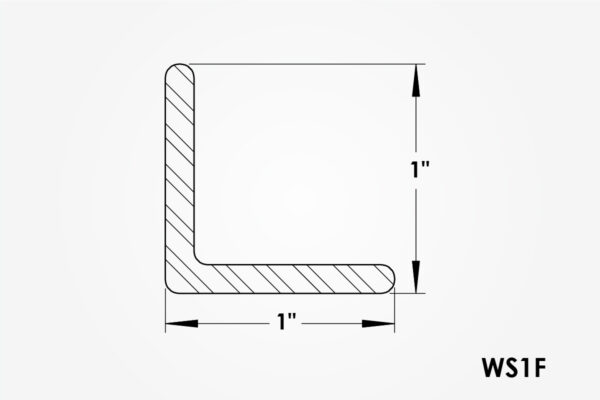 SmallCorp Welded steel floater Frame WS1F Profile Drawing with Light Gray Background