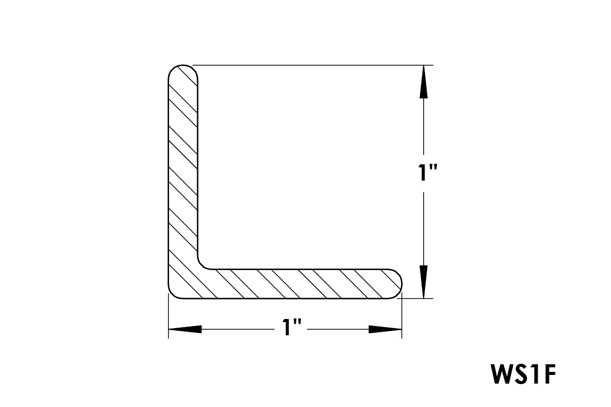 SmallCorp Welded steel floater Frame WS1F Profile Drawing